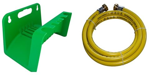 Heizung Füllschlauch 1.5m, 2.5m, 5m oder 10m Füllschlauchset für Heizung (5.0m) mit Wandhalter