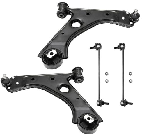2x Querlenker 2x Koppelstange vorne Vorderachse für Alfa Romeo Mito 955 für Fiat Punto Grande Punto 199 Punto Evo