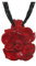 Venetiaurum - Collana per Donna Con Pendente a Rosa Rossa In Vetro Originale Di Murano E Argento 925 - Gioiello Made In Italy Certificato