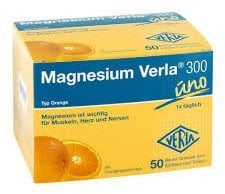 Magnesium Verla® 300 Typ Orange Spar-Set 2x50Beutel. Hochdosiertes Trinkgranulat, ideal zur Deckung eines erhöhten Magnesiumbedarfs. Glutenfrei und ohne Lactose