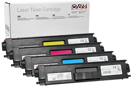 OBV Kompatibel 4X Toner für Brother TN-423BK TN-423Y TN-423C TN-423M schwarz Cyan Magenta gelb