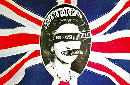 Unbekannt Fahne Sex Pistols God Save The Queen 105 x 66 cm