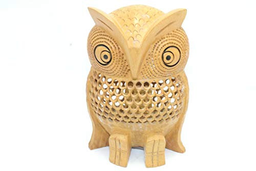 Rajasthan gems Handwerk Holz Eule Figur Home Deko Geschenk Artikel