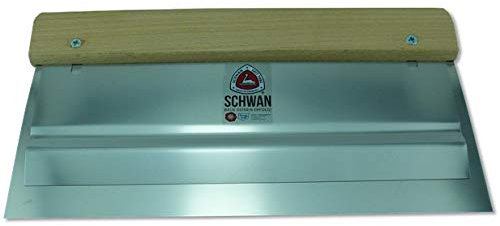 Doppelblattspachtel Flexspachtel Edelstahl Federspachtel rostfrei Buchenholzgriff verstellbare Druckklinge Parkettspachtel 155mm 200mm 270mm (200mm)