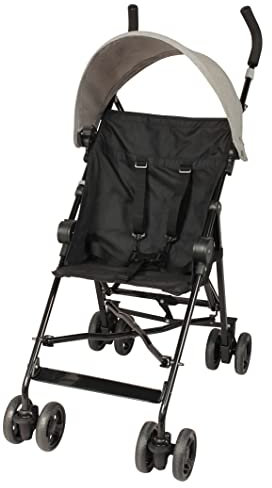 Looping Poussette Canne Compacte Fixe avec Canopy | Black Chiné