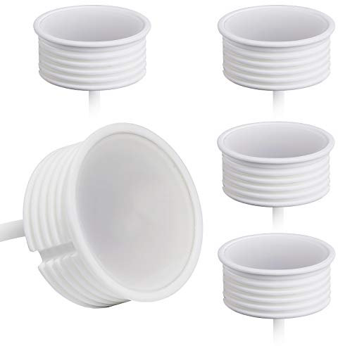 YanFeiYit 5x LED Spot Modul 230V 5 Watt Ø50mm Keramik Dimmbar für Einbaustrahler Einbauleuchten 22mm flach Ersatz für GU10 MR16 Leuchtmittel | Warmweiß 3000K