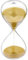 SuLiao Sanduhr 15 Minuten Sanduhr: 13 cm Gold Sanduhr, große Sanduhr 15 Minuten, Sanduhr für Kinder, Spiele, Klassenzimmer, Zuhause, Schreibtisch, Bürodekoration