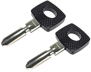 ihave Ersatz für 2 x Rohling Schlüssel W107 W124 W126 W129 W140 C E S SE SEC SL Klasse, Schwarz, Small, Modern