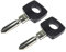 ihave Ersatz für 2 x Rohling Schlüssel W107 W124 W126 W129 W140 C E S SE SEC SL Klasse, Schwarz, Small, Modern