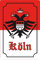 Metall Schild 20x30cm Köln Wappen Stadtwappen Metall Blechschild