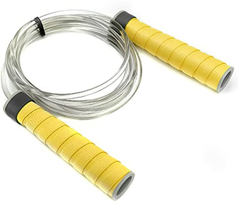 PNREJHT Corda per Saltare Regolabile per Esercizio, Allenamento con la Corda per Saltare Allenamento Fitness-Giallo