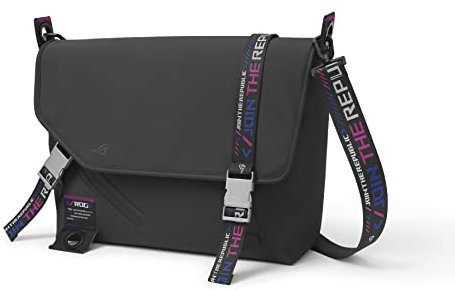 ASUS ROG Slash BC3500 Classic Messenger Bag, Black, (90XB0750-BME000)