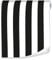 Vliestapete Streifen Schwarz Weiß - 10mx50cm inkl. Kleister - für Kinderzimmer Baby Modern 10M Rolle Vlies Tapete Tapeten Wandtapete Mustertapete UV-Beständig