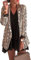 Jacke mit Schlangenmuster, Herbst, Winter, sexy Blazer, Mantel, langärmelig, Arbeitsanzug, Cardigan, offene Vorderseite, lässige Oberbekleidung für Frauen, gold, Medium