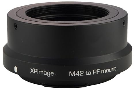 XPIMAGE Lens Mount Adapter Ring Compatible with M42 Screw lens to Canon EOS RF Camera