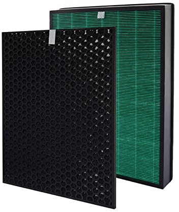 PUREBURG Replaecment True HEPA - Juego de filtros compatibles con el purificador de aire Coway Airmega Jet AP-1220B, True HEPA + filtro de desodorización