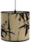 FANSU Lampenschirm fuir Tischlampe, Chinesischer Stil Lampenschirm Hängelampe Lampenabdeckung für Stehlampe Tischlampe Deckenleuchte Wohnzimmer Moderner Deko (Schwarze Tinte,30x30x30cm)