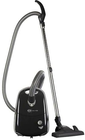 Aspirateur SEBO E222 GRAPHITE 91622FR - Noir - Modern - Variateur de puissance et buse combiné - Sol dur, Parquet