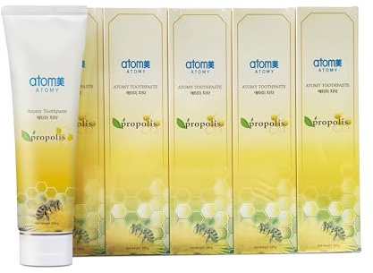 Korean Toothpaste Propolis Bees Dental Oral Care System (200 ml x 5 Stück) für Atomy