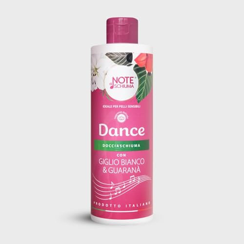 Note di Schiuma Docciaschiuma con oli essenziali 3 Flaconi da 400Ml prodotto in Italia con estratti di origine naturali Il Tuo Rituale di Benessere con Giglio Bianco e Guaranà