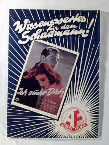 Ich suche dich - O.W. Fischer - Nadja Tiller - Anouk Aimee - Werberatschlag
