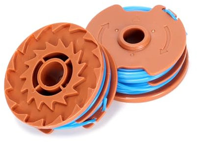 Ruimou Lot de 2 bobines de fil double ligne et bobine compatibles avec débroussailleuse Titan TTB820GGT