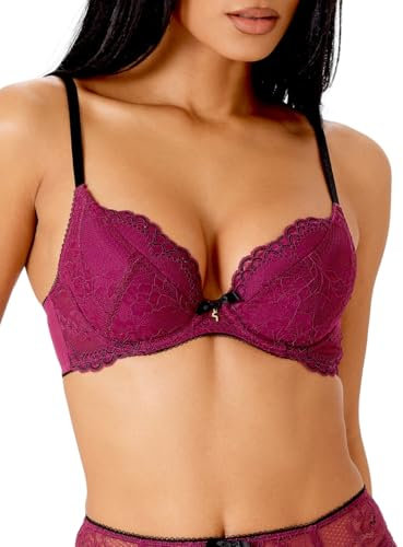 Gossard 7711 Superboost Lace Padded Plunge Bra