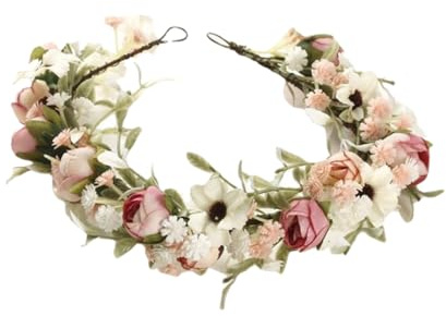 Stoff Blumenbraut Kopfschmuck Rosa, für Hochzeit und Party