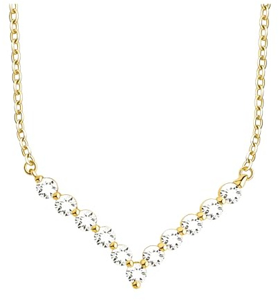 Sofia Milani - Damen Halskette 925 Silber - Zirkonia Anhänger