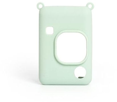 THLMT Kamera Silikonhülle kompatibel für Instax Mini Liplay, Sofortbildkamera Schutzhülle Aufbewahrungstasche Shell Abdeckung Cam Carry Travel Case Schutztasche Einfach einfarbig (Grün)