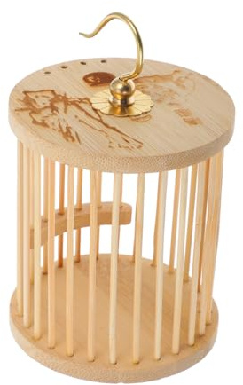 SUPVOX Gabbia Habitat per Cavallette in Legno Ampio Spazio e Design Portatile per Rettili e Grilli, Contenitore per Allevamento e Trasporto