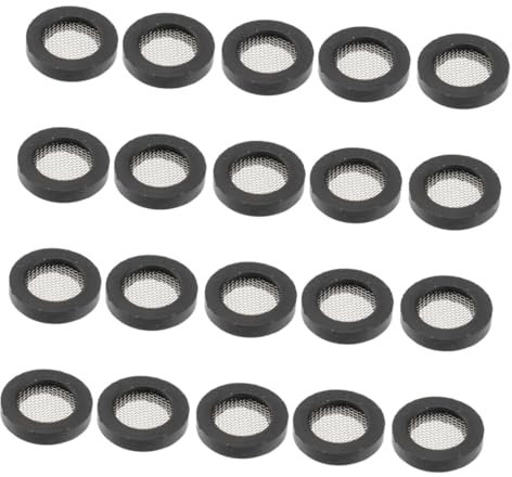 LIFKOME 50pièces Lot De Joints Filtre Silicone Pour Pommeau De Douche Et Robinet Rondelles Étanchéité Anti-fuite Multiculturelles Économiseur Eau Adaptable Aux Tuyaux Et Machines Ménagères