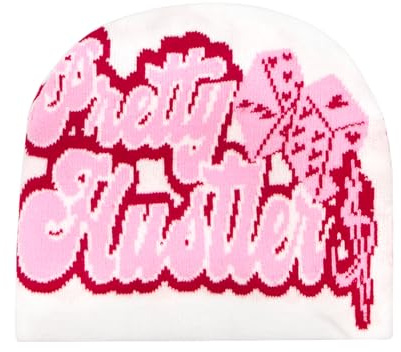 GNOLONG Bunte Y2K Mütze Strickmütze Neuheit Warme Winter Outdoor Caps Unisex für Hip Hop