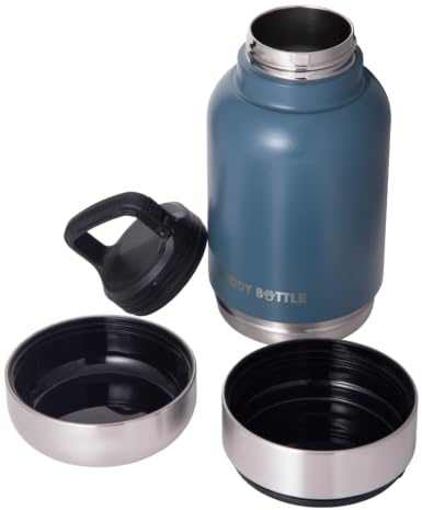 Buddy Bottle Insulated Dog Water Bottle with bowl, 3-in-1 Stainless Steel Travel Flask, 900ml | Leakproof & Easy For Walking, Hiking & Camping. Perfect Dog Christmas & Birthday Present