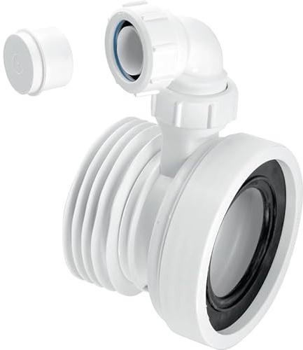 Straight Pan Connector 4/110mm with Vent Boss, 1 in Pack