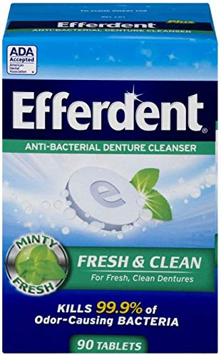 Efferdent Plus Mint Denture Cleanser | 90 Tablets