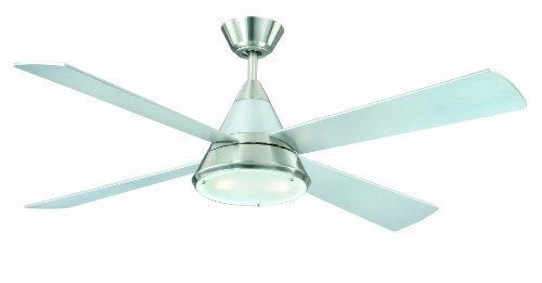 AireRyder Energiespar Deckenventilator Cosmos inklusive Licht und Fernbedienung, 132 cm, Nickel