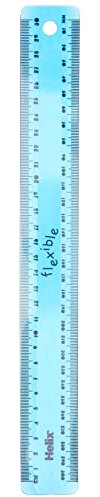 Helix 30 cm Tinted Flexi Ruler K47010