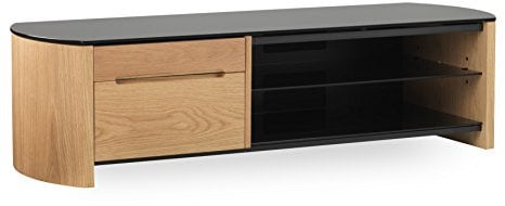 Alphason Finewoods TV Cabinet 1350 - Light Oak