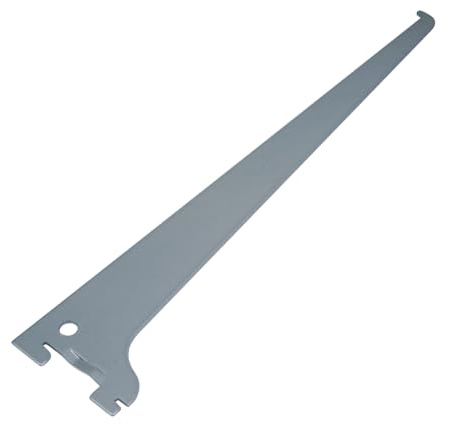 Regalsystem Regalträger Regalbodenträger Regalhalter Bodenträger Träger Regal Winkel Konsole 60cm grau