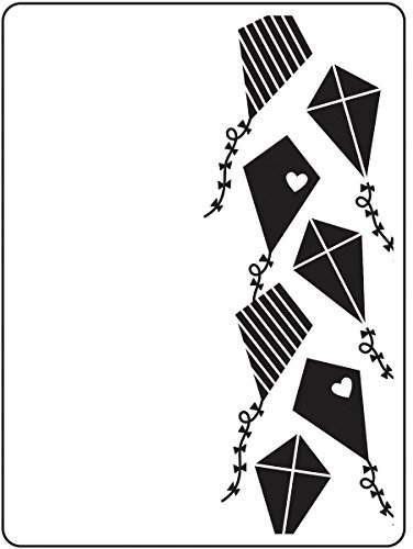 Darice 30023117 Prägefolder - Schablone, Drachen, Plastik, transparent, 10.8 x 14.6 cm