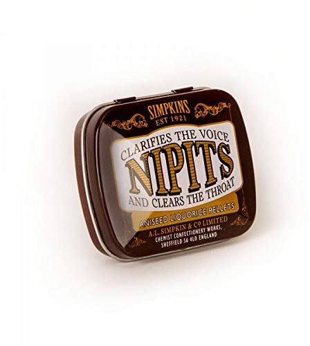 Simpkins | Nipits Liquorice Pellets - Aniseed | 5 X 12G