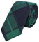 DonDon Herren Krawatte kariert 6 cm grün-blau