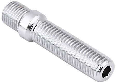 Aramox Lot de 20 goujons de roue allongés de 50 mm Conversion 12 x 1,5 à 12 x 1,5 adaptateur à vis goujon de pouce pour 1998-2008