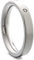 Heideman Ring Damen Paari aus Edelstahl silber farben matt oder poliert Damenring für Frauen mit Stein Zirkonia Kristall weiss Crystal Gr.50 hr7001-4-1-50
