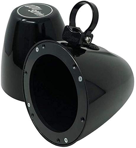 UTV Stereo 16,5 cm Lautsprecher-Überrollkäfig-Lautsprecher-Pods – zur Befestigung an UTV-Überrollbügel, passend für Polaris RZR, Can Am X3 und mehr (4,4 cm)