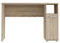 FORTE Niko Schreibtisch mit 1 Tür, Holzwerkstoff, Sonoma Eiche Dekor, B x H x T: 110 x 73 x 51 cm
