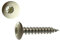 Vis penture 6x50 mm Inox A2 ton pierre RAL 1015 par 50