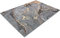 Glass Chopping Boards for Kitchen - Non Slip, Small, Grey Gold Black