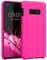 kwmobile Hülle kompatibel mit Samsung Galaxy S10e Hülle - Silikon Handy Case - Handyhülle weiche Oberfläche - kabelloses Laden - Neon Pink